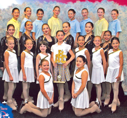 2008 International TOI NOVICE GOLD MEDALISTS for Choreographic Exercise and BRONZE Medalists Novice Freestyle